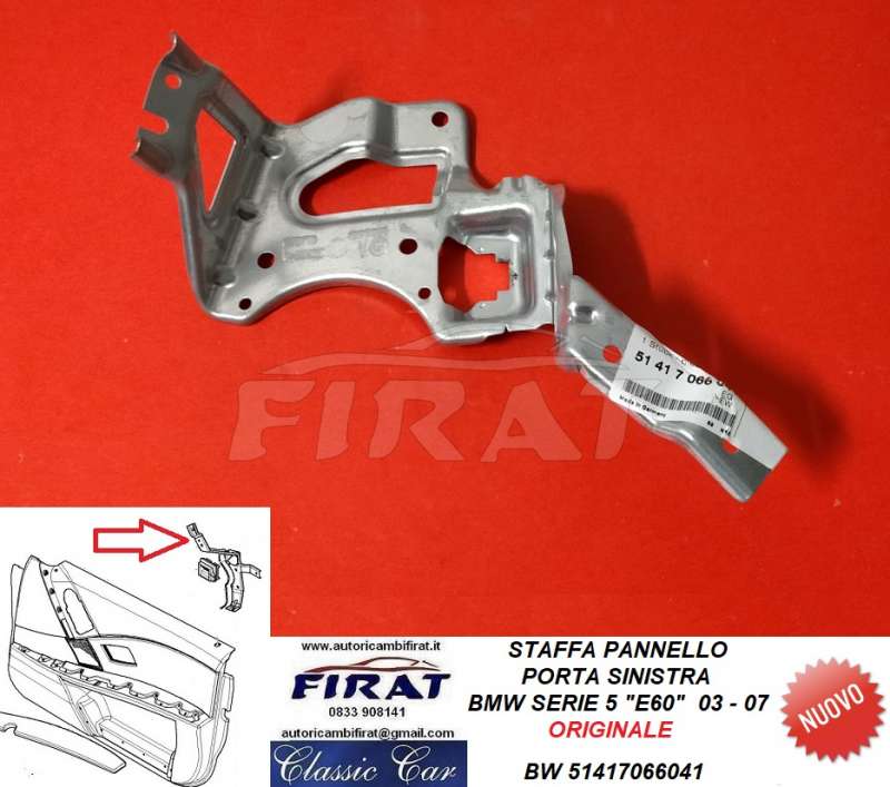 STAFFA PANNELLO PORTA BMW SERIE 5 E60 SX (51417066041)